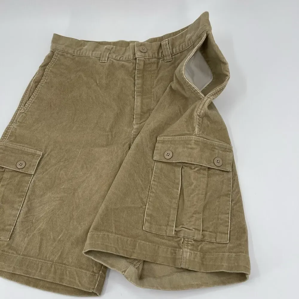 Patagonia Corduroy Cargo Shorts Mens 34 Beige‎ Style 57640